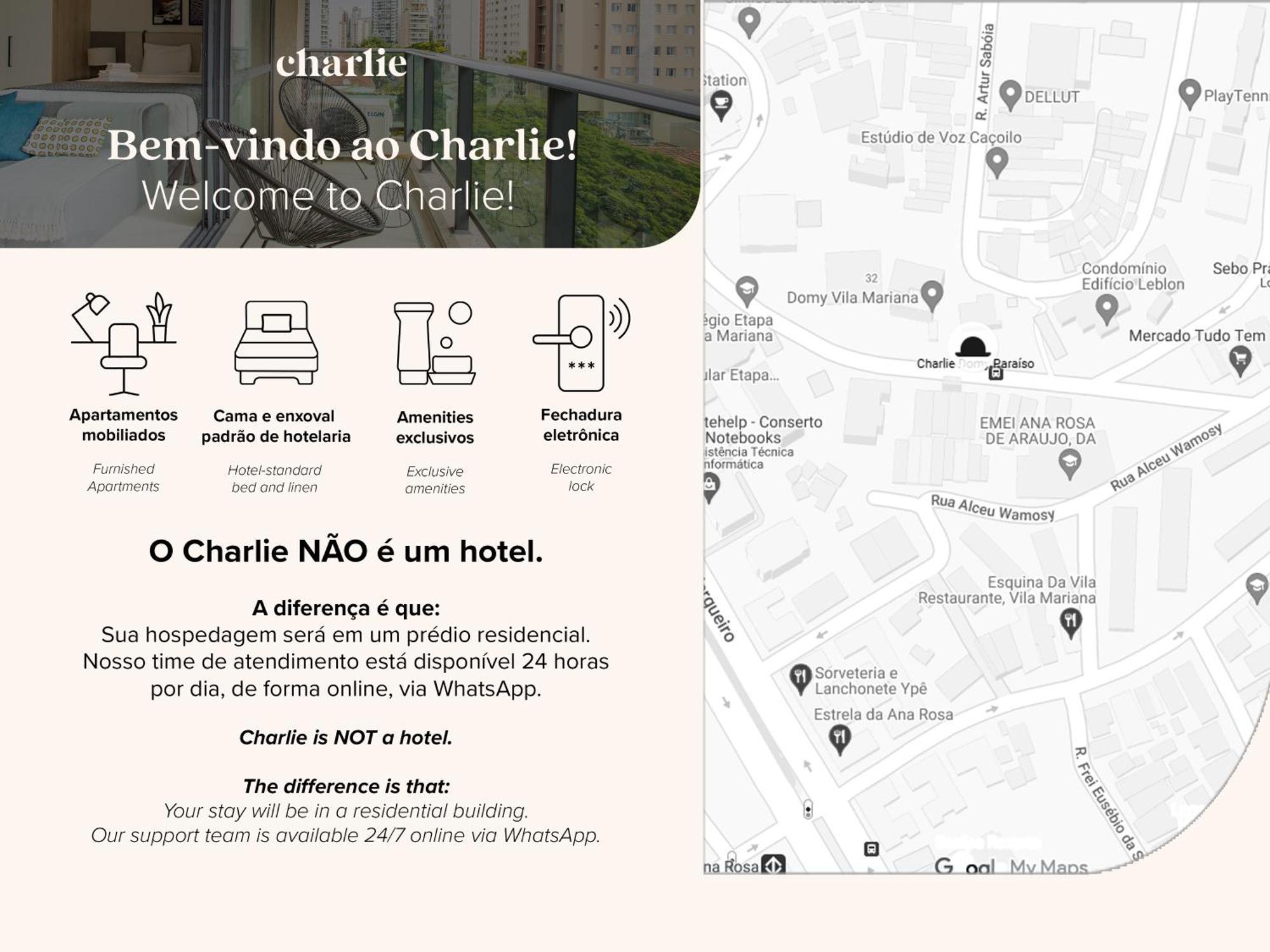 Charlie Domy Paraiso Сан-Пауло Экстерьер фото